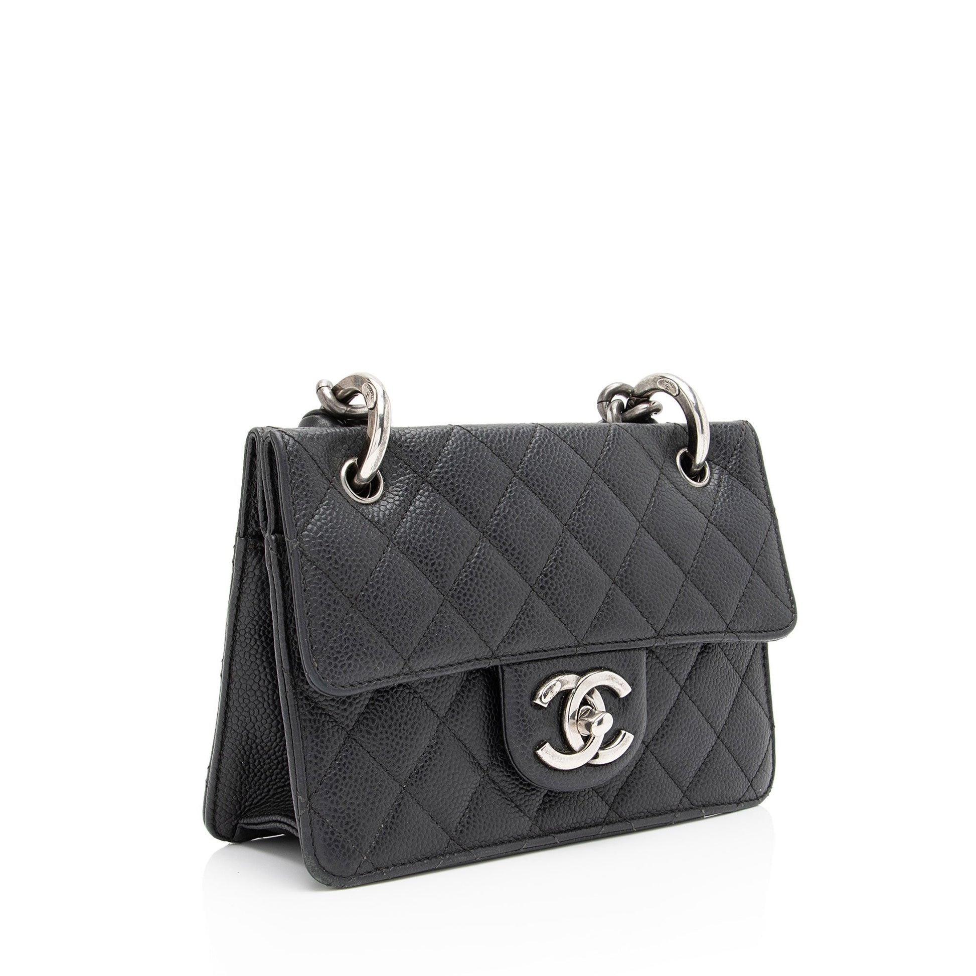 Chanel Caviar Retro Class Flap SHF-W9Q8I9 Small Leather Shoulder Bag