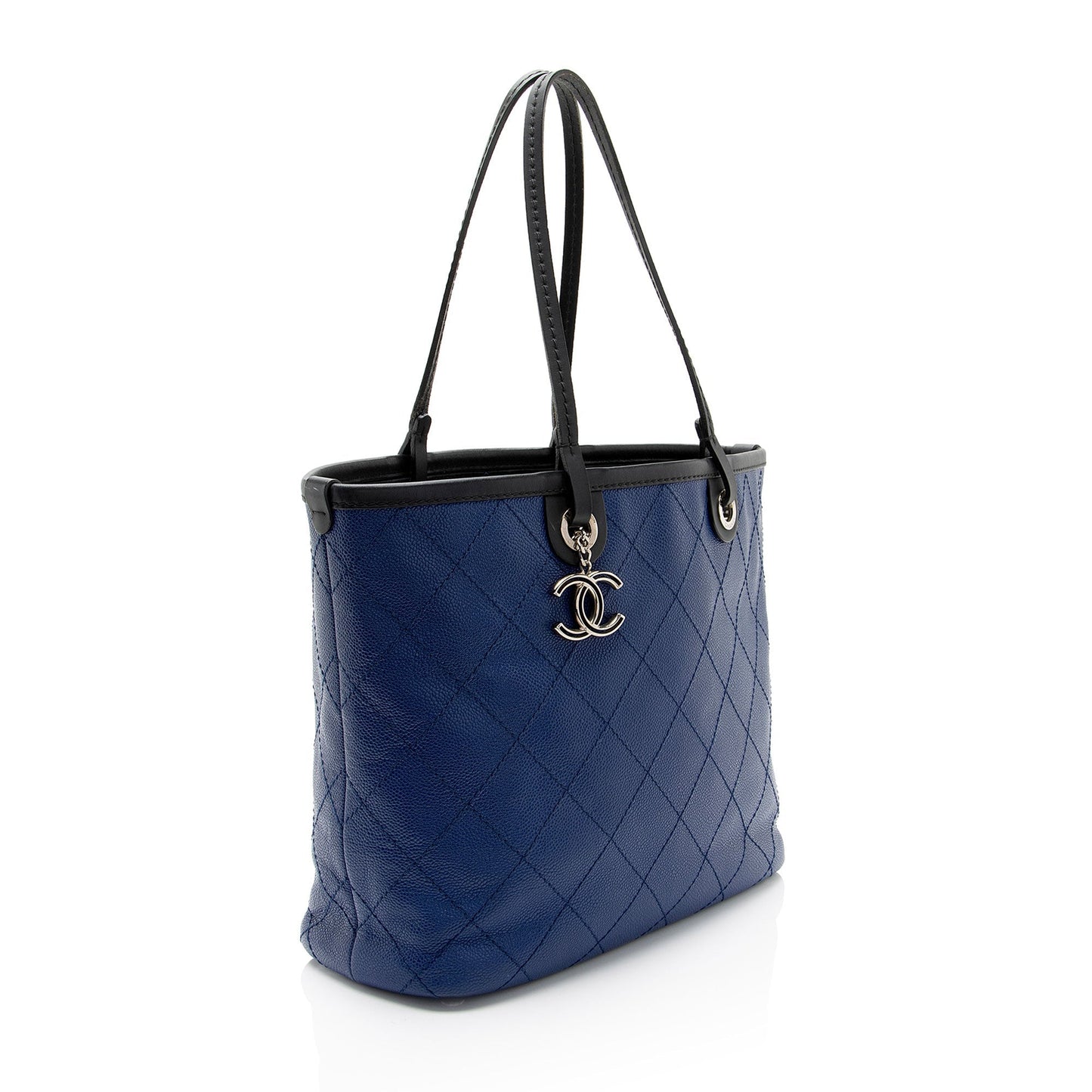 Chanel Caviar Shopping Fever Small Leather Tote Bag
