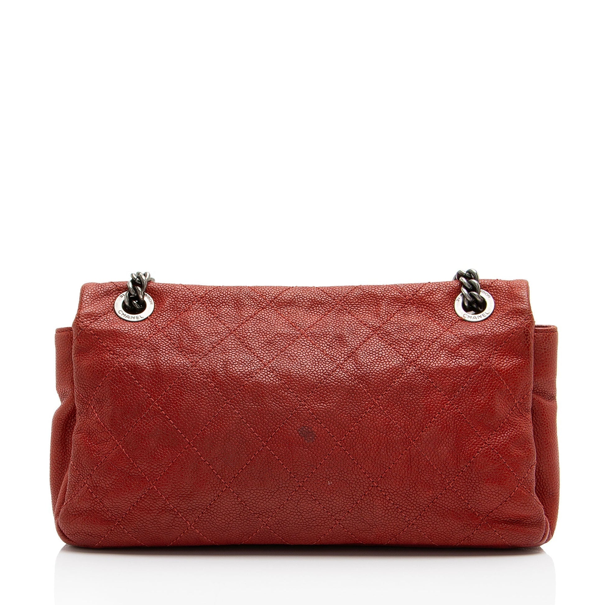 Chanel Caviar Leather Simply CC Medium Flap Bag (SHF-Qn5zRC)