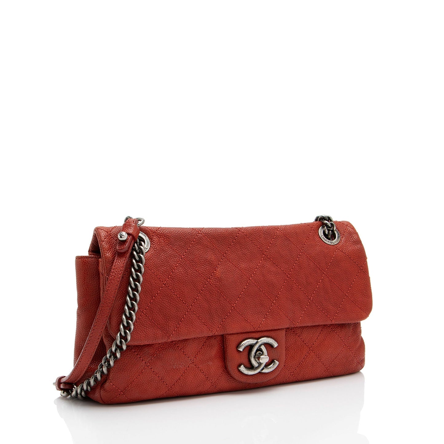 Chanel Caviar Leather Simply CC Medium Flap Bag (SHF-Qn5zRC)