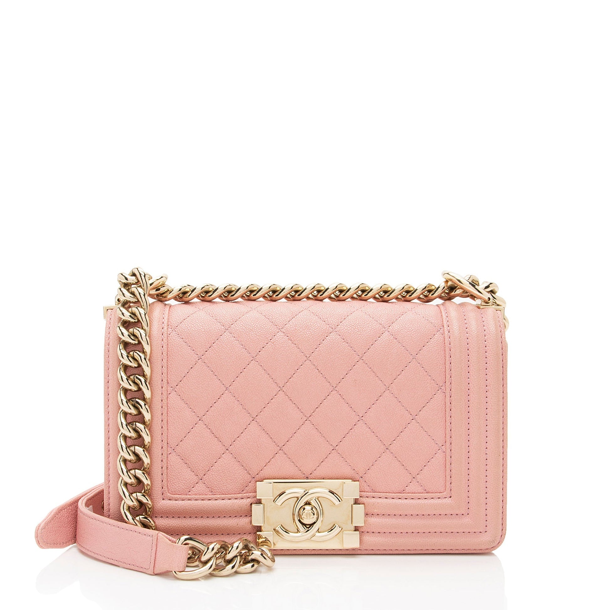 Chanel Caviar Boy Small Leather Handbag