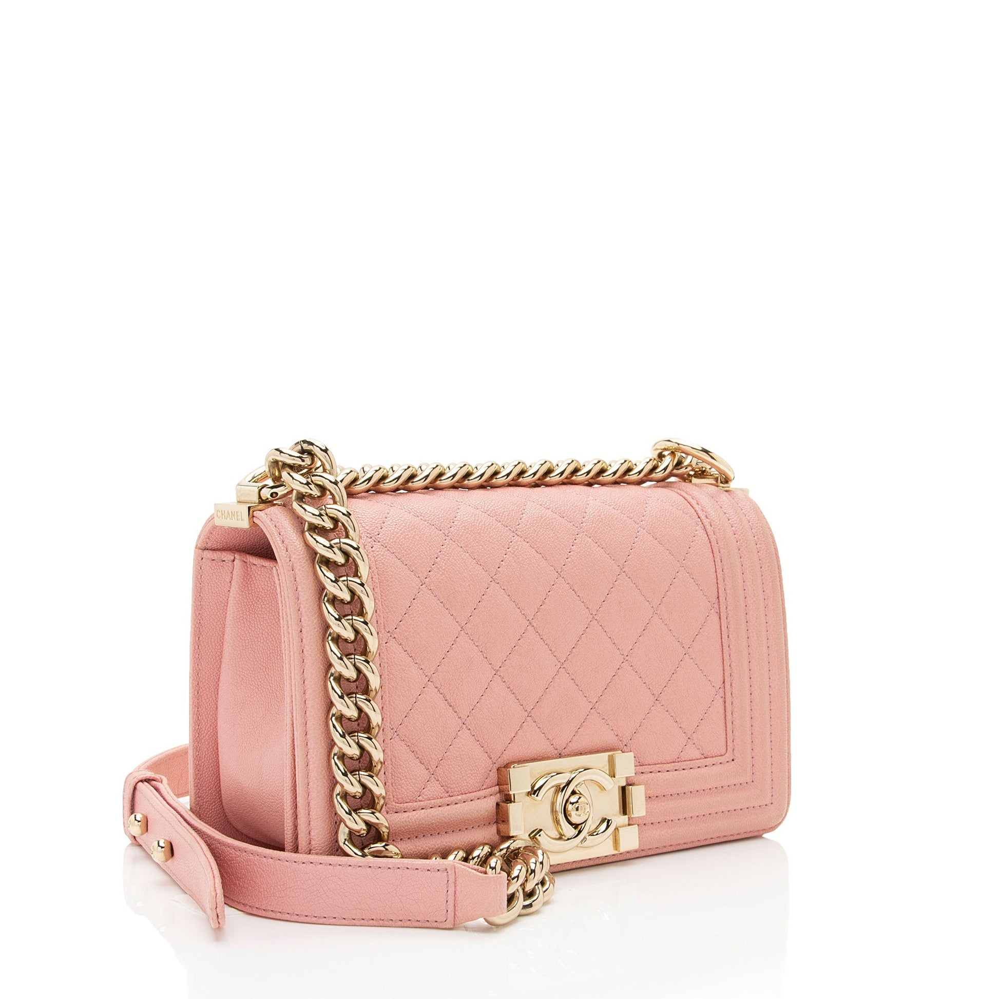 Chanel Caviar Boy Small Leather Handbag