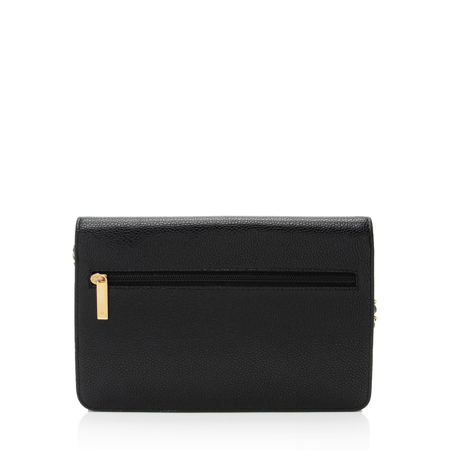 Chanel Caviar Timeless CC Envelope on Leather Wallet Case