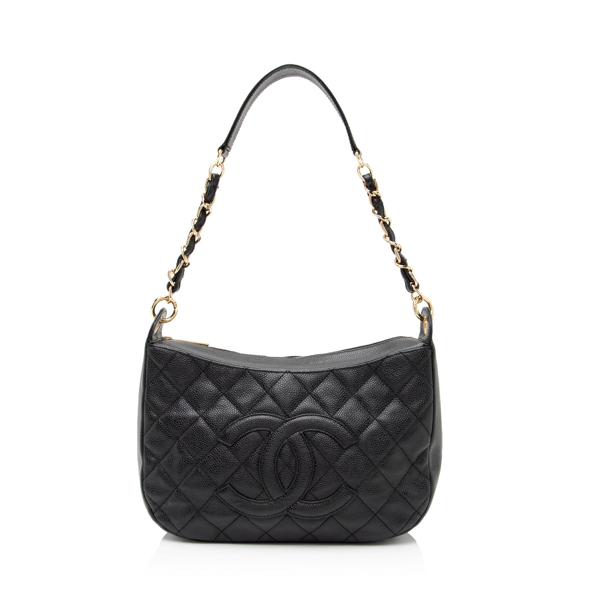 Chanel Caviar Timeless CC Hobo SHF-fu7h3a Leather Shoulder Bag