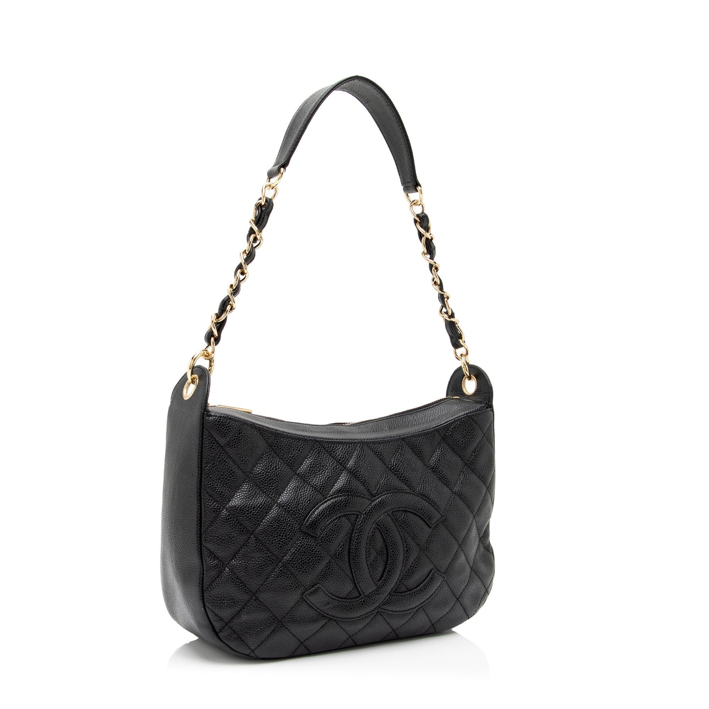 Chanel Caviar Timeless CC Hobo SHF-fu7h3a Leather Shoulder Bag