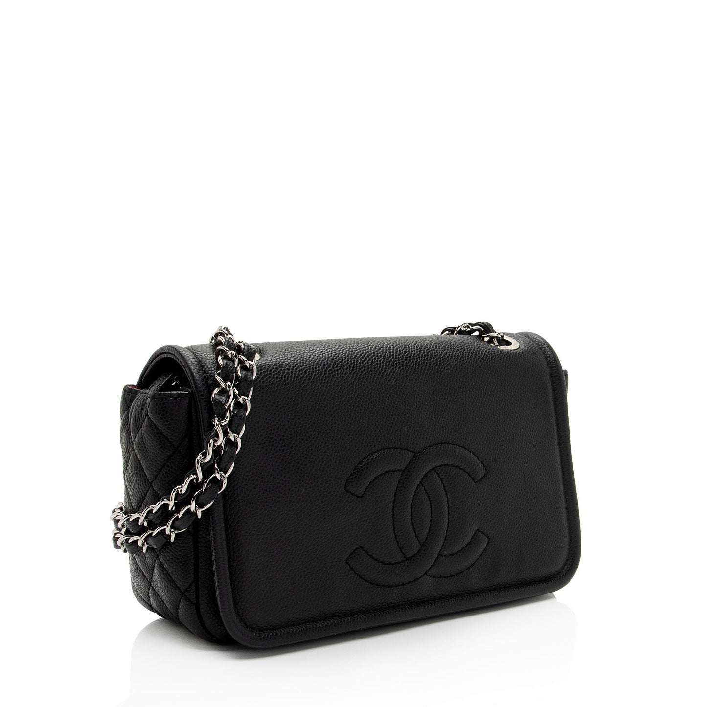 Chanel Caviar Timeless CC Flap SHF-yaWfvq Leather Shoulder Bag