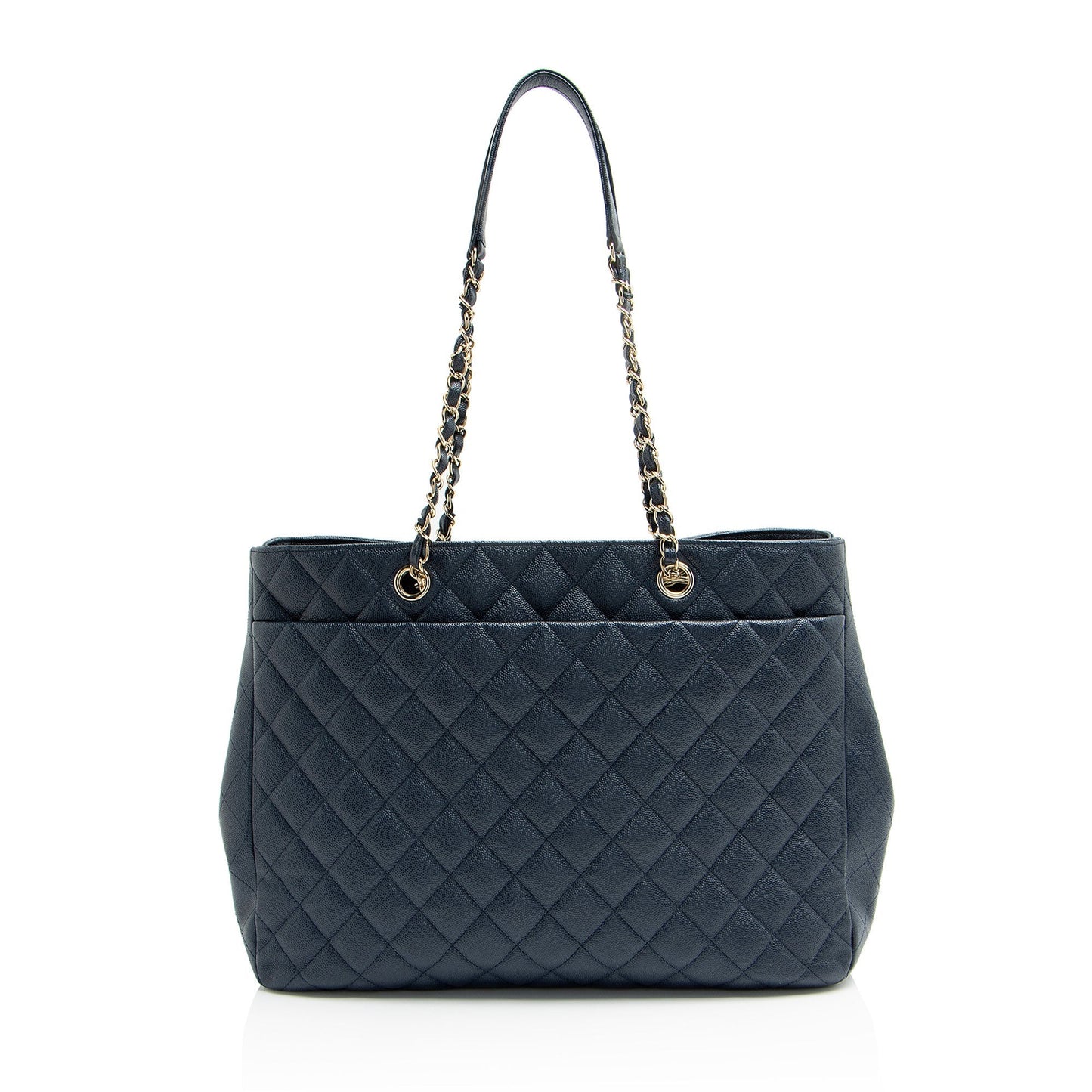 Chanel Caviar CC Shopping Leather Tote Bag