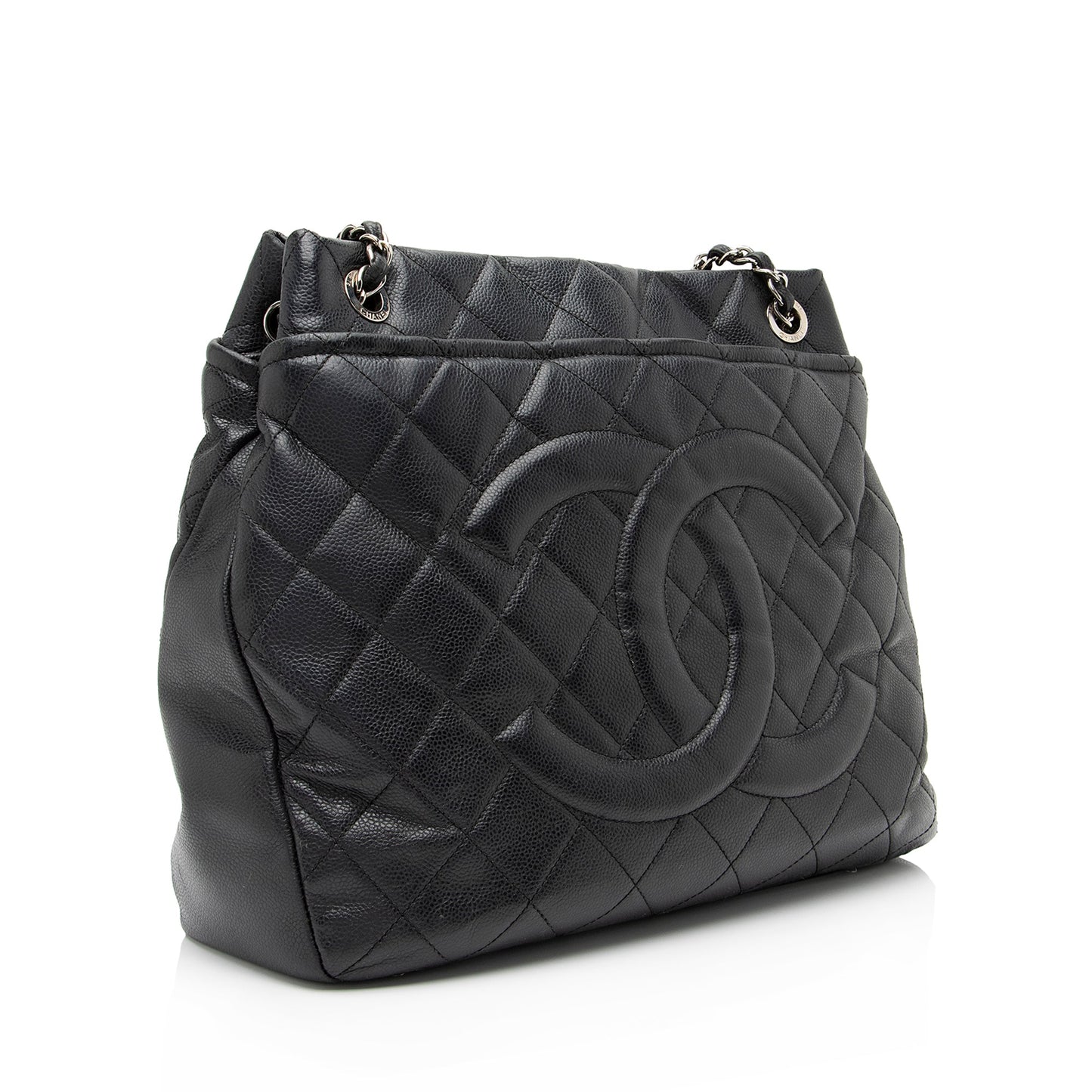 Chanel Caviar Timeless CC Soft SHF Leather Tote Bag