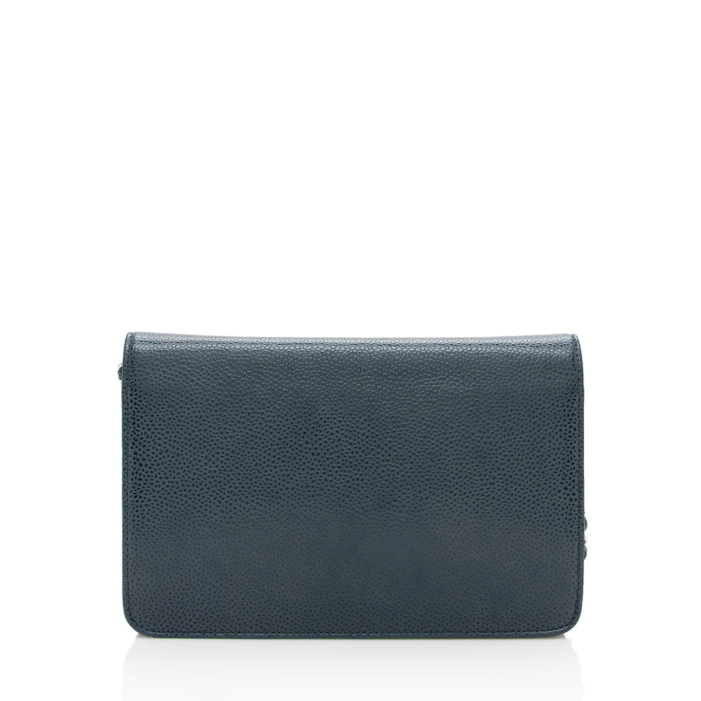 Chanel Caviar Timeless CC on SHF Leather Wallet Case