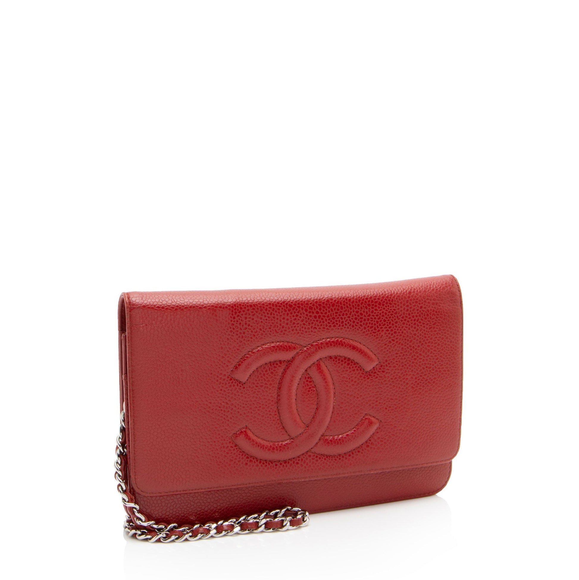 Chanel Caviar Timeless CC on SHF-HMJvRT Leather Wallet Case