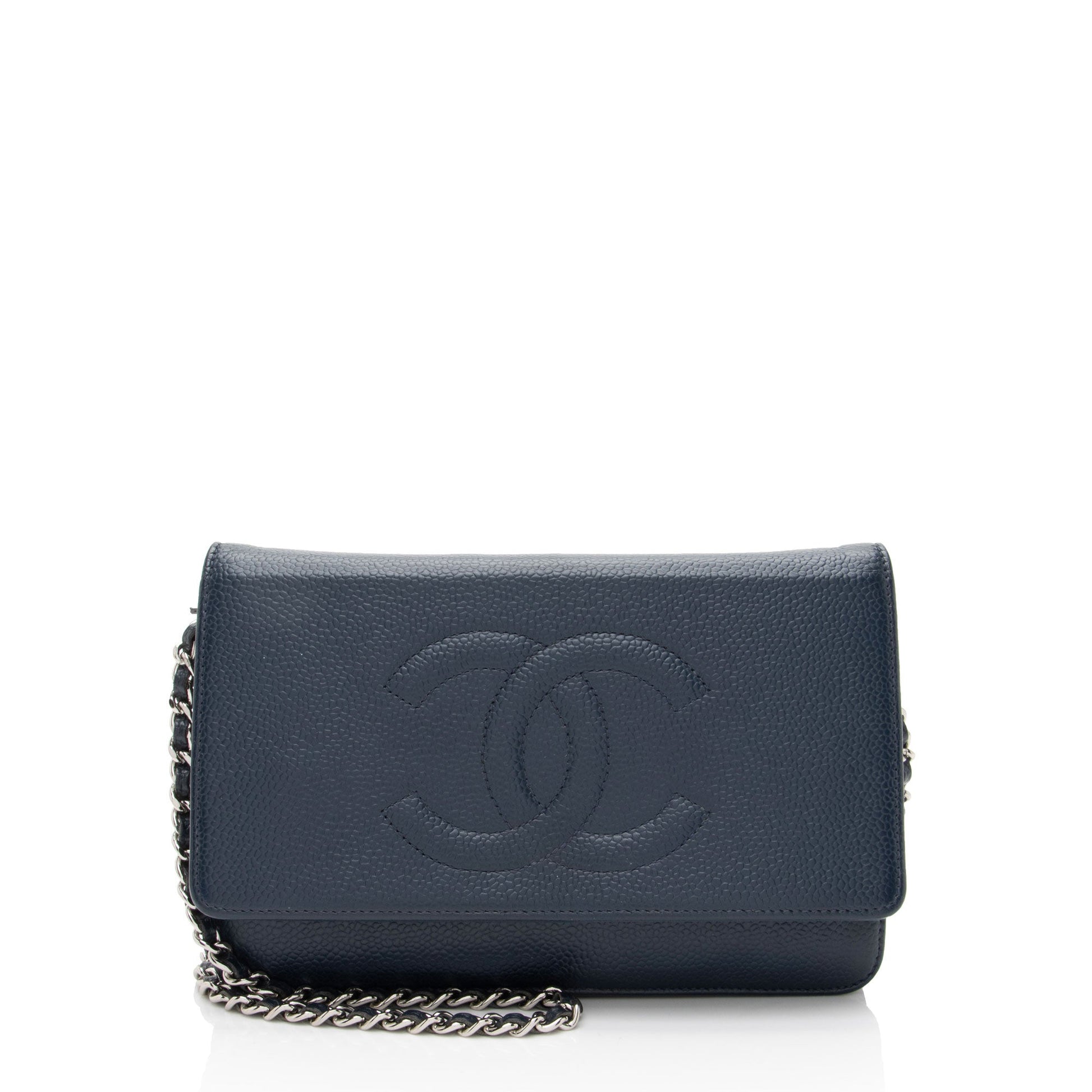 Chanel Caviar Timeless CC on Leather Wallet Case Chain 1