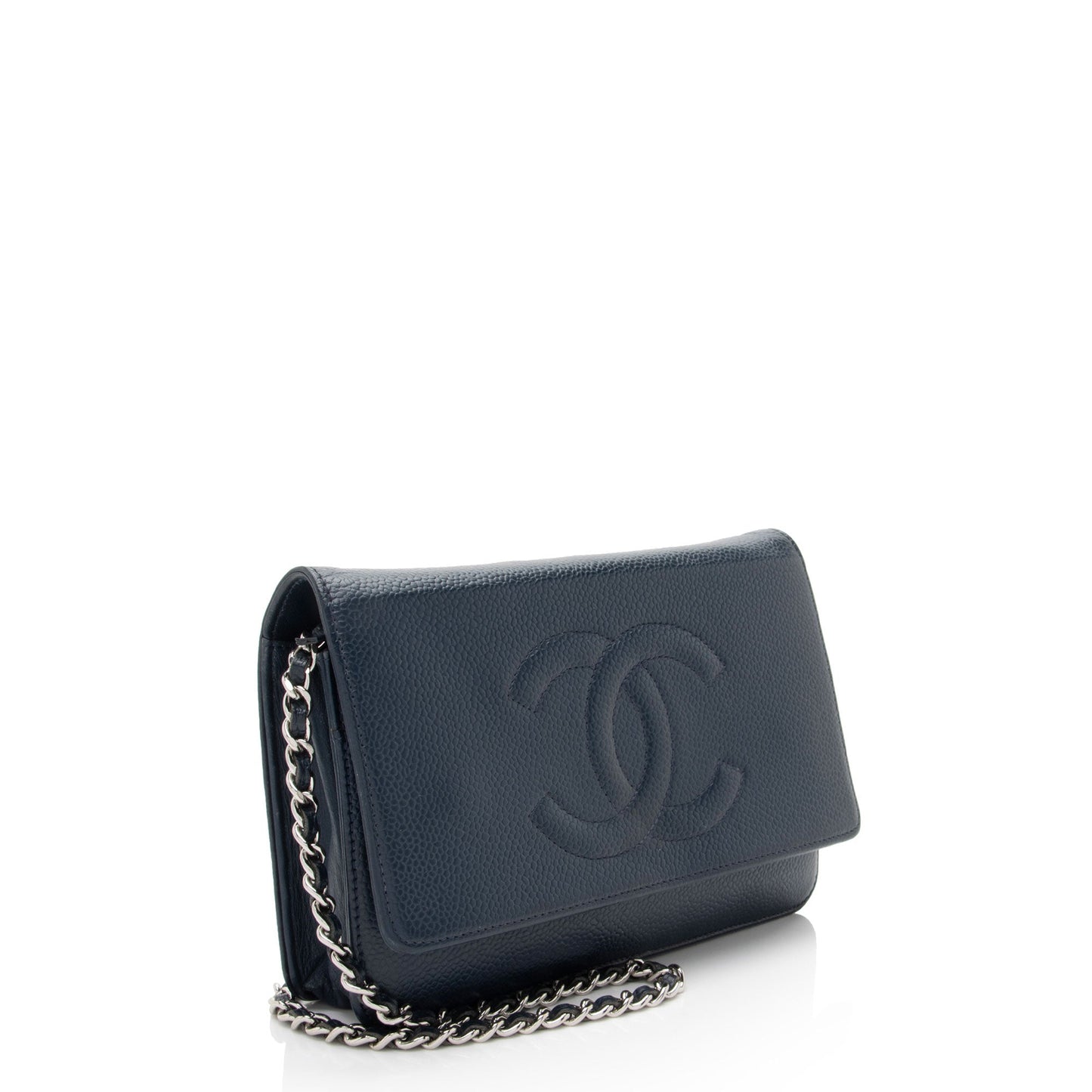 Chanel Caviar Timeless CC on Leather Wallet Case Chain 1