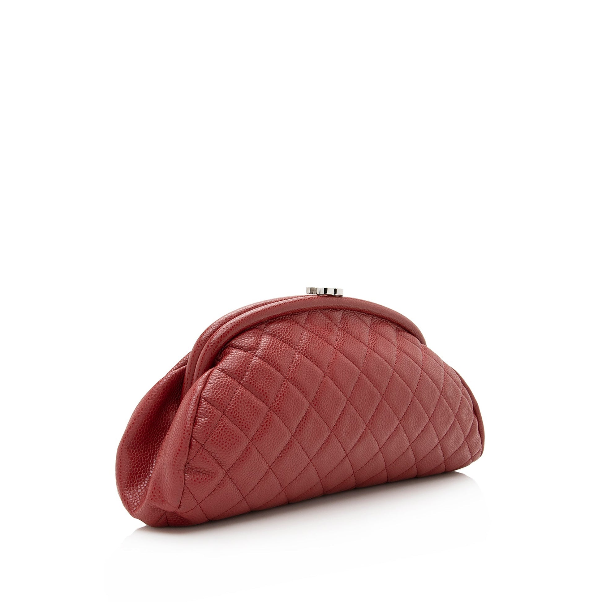 Chanel Caviar Timeless SHF Leather Clutch Bag