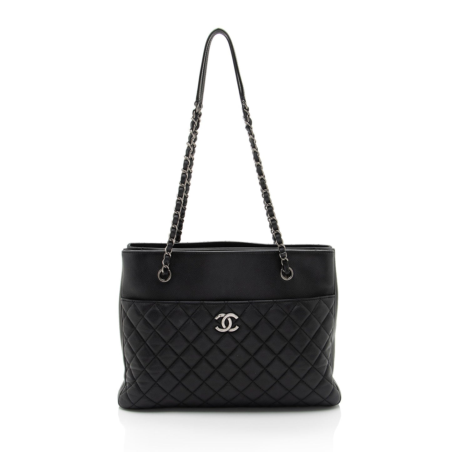 Chanel Caviar Urban Companion SHF-nAN9Fg Leather Tote Bag