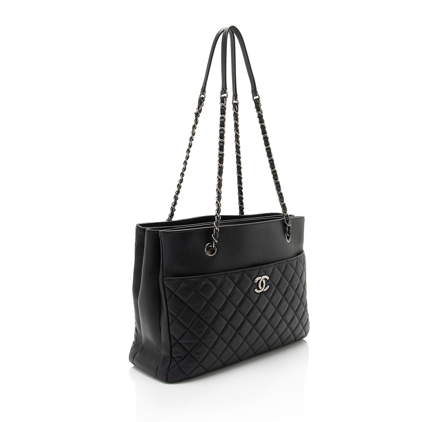 Chanel Caviar Urban Companion SHF-nAN9Fg Leather Tote Bag