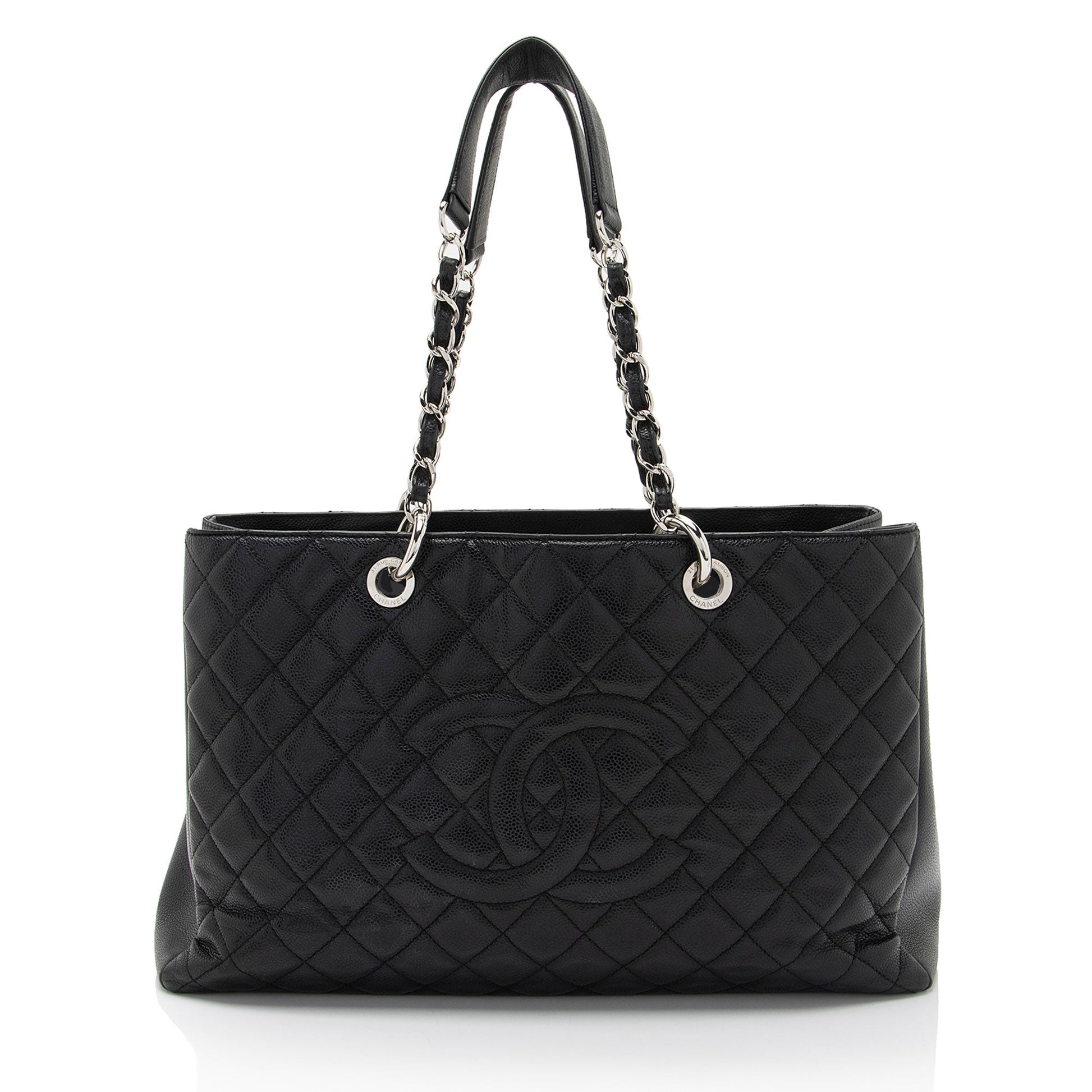 Chanel Caviar XL Grand Shopping SHF-Bb5Ogy Leather Tote Bag