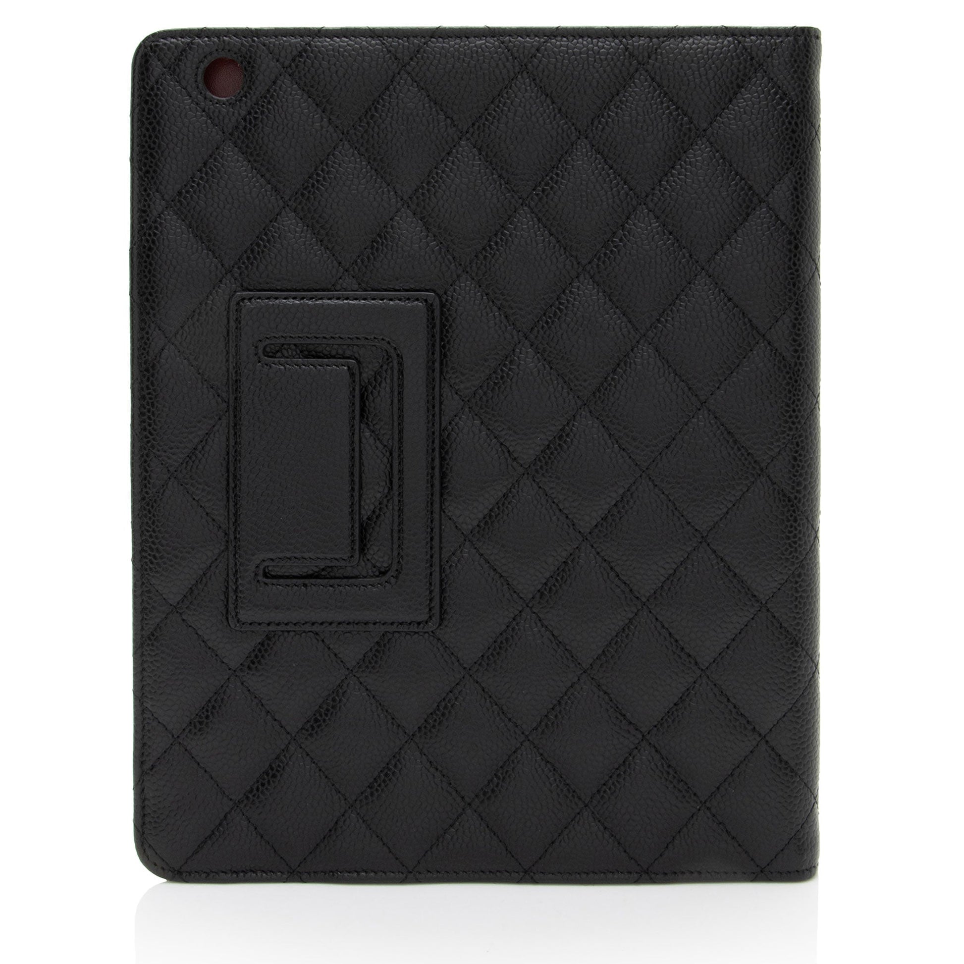 Chanel Caviar iPad Leather Handbag
