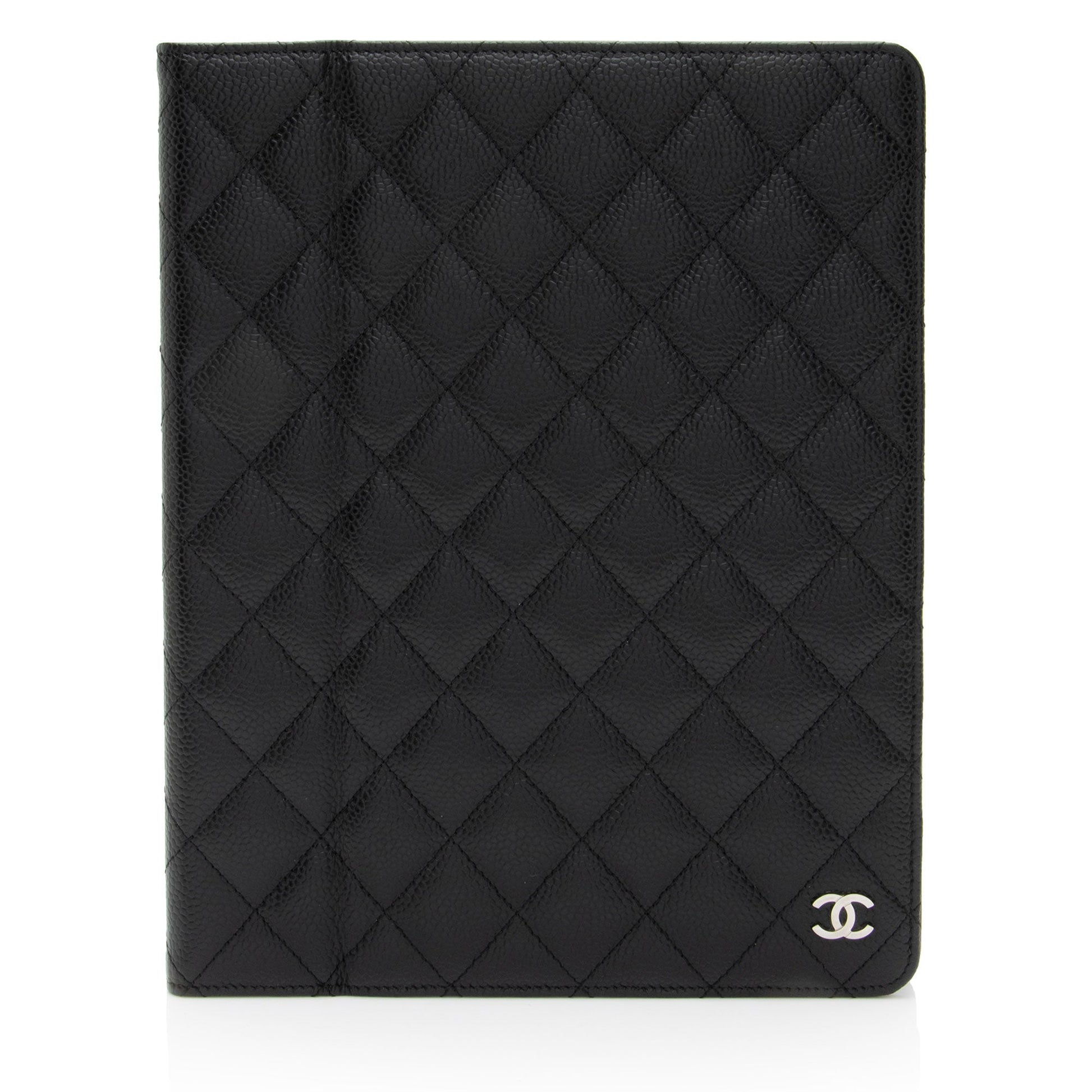 Chanel Caviar iPad Leather Handbag