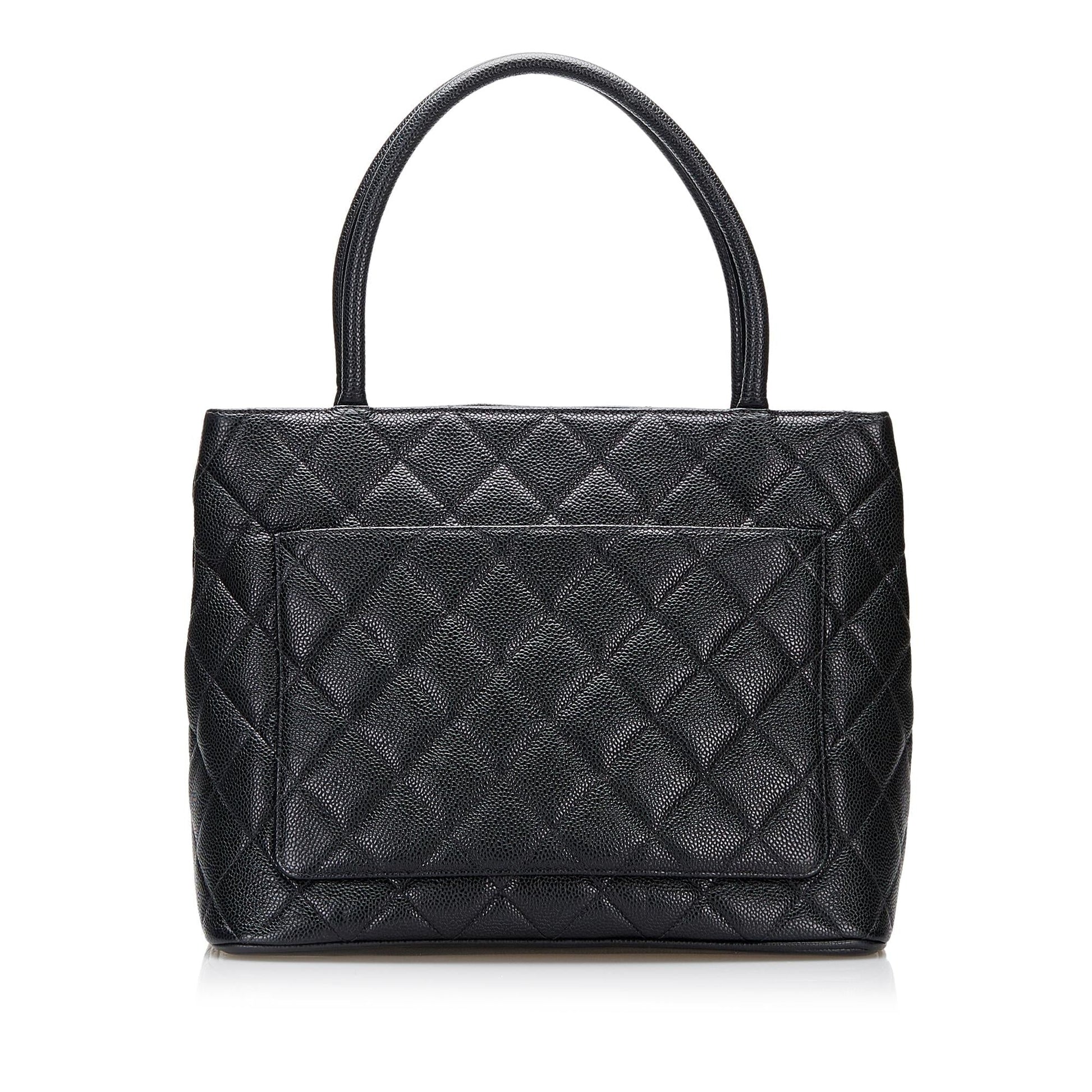 Chanel Caviar Medallion SHG Tote Bag Bag Shg