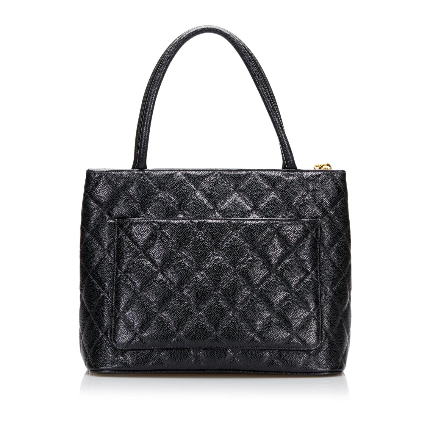 Chanel Caviar Medallion SHG Tote Bag