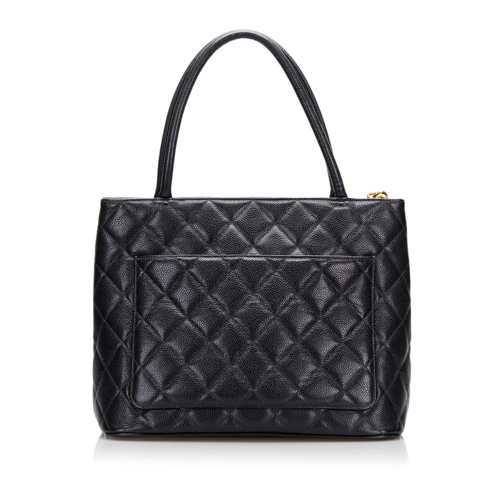 Chanel Caviar Medallion SHG Tote Bag