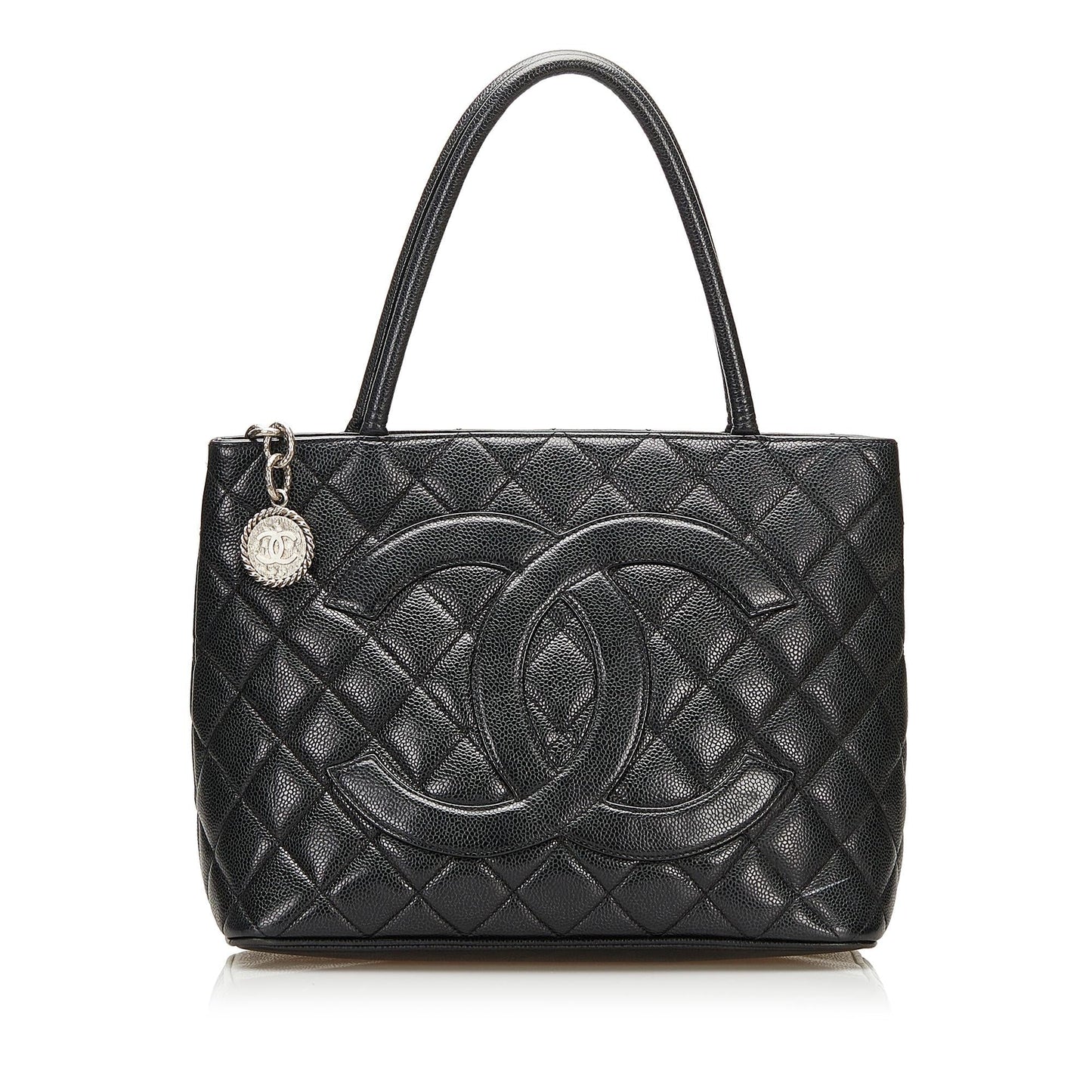 Chanel Caviar Medallion SHG Tote Bag Tote Shg