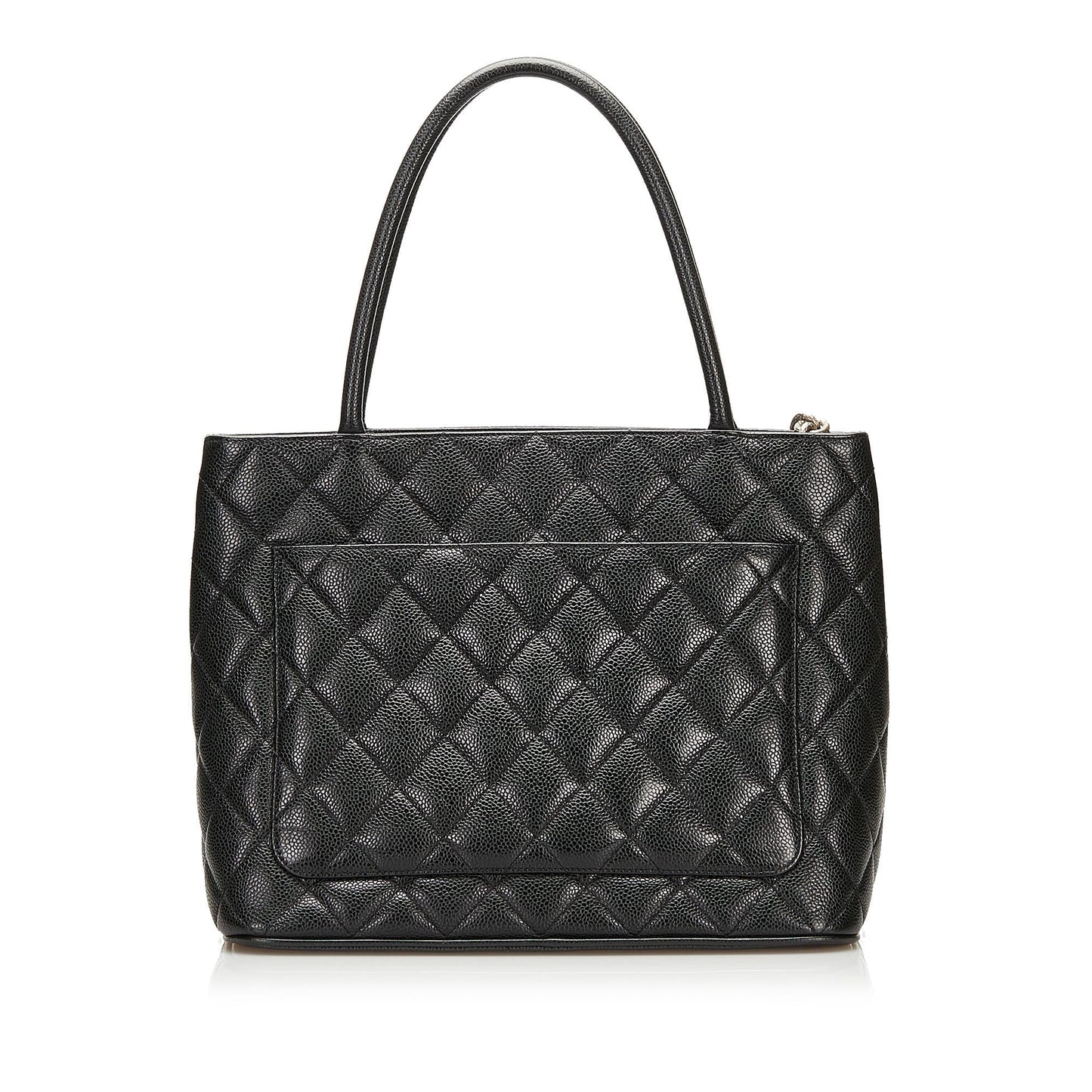 Chanel Caviar Medallion SHG Tote Bag 4