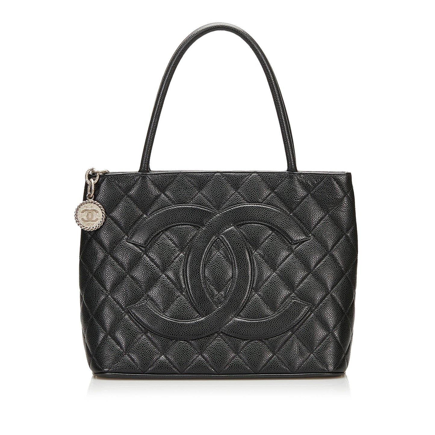 Chanel Caviar Medallion SHG Tote Bag 4
