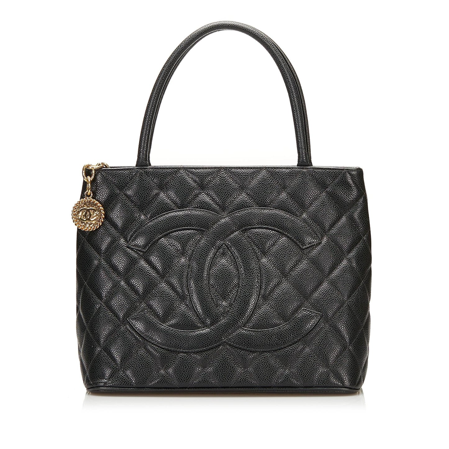 Chanel Caviar Medallion SHG Tote Bag 3