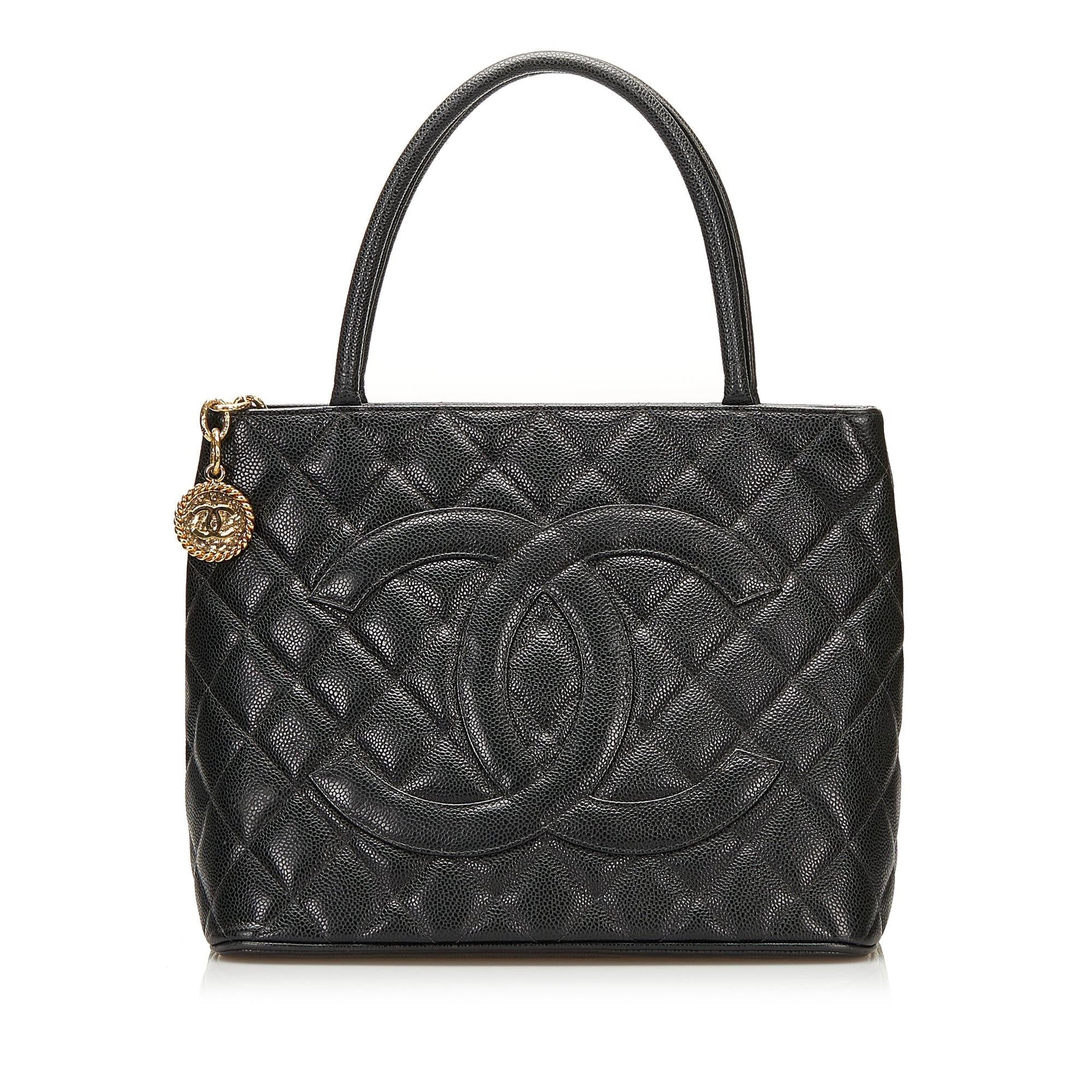 Chanel Caviar Medallion SHG Tote Bag 3