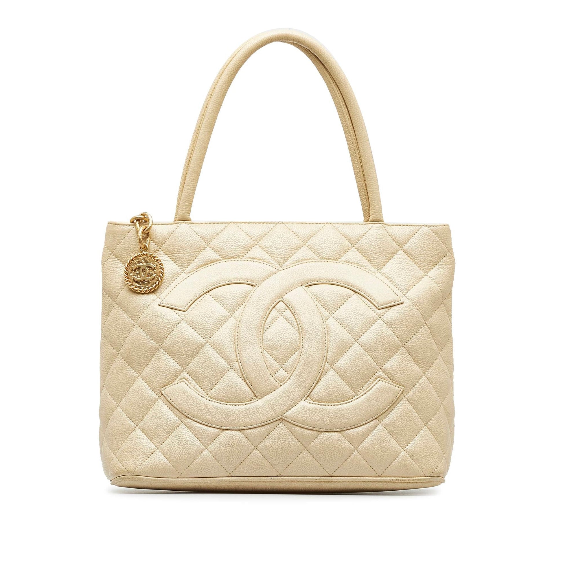 Chanel Caviar Medallion SHG-tHvBQP Tote Bag