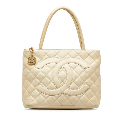 Chanel Caviar Medallion SHG-tHvBQP Tote Bag