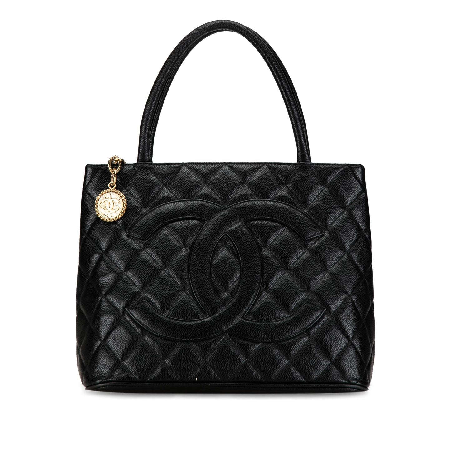 Chanel Caviar Medallion SHG-lt8XBk Tote Bag