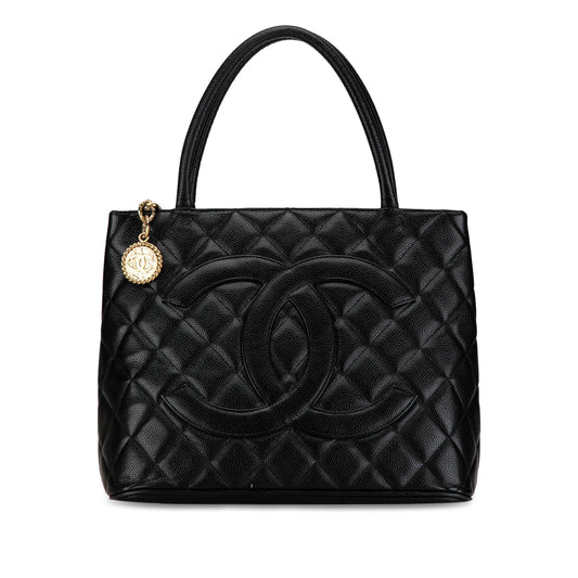 Chanel Caviar Medallion SHG-lt8XBk Tote Bag