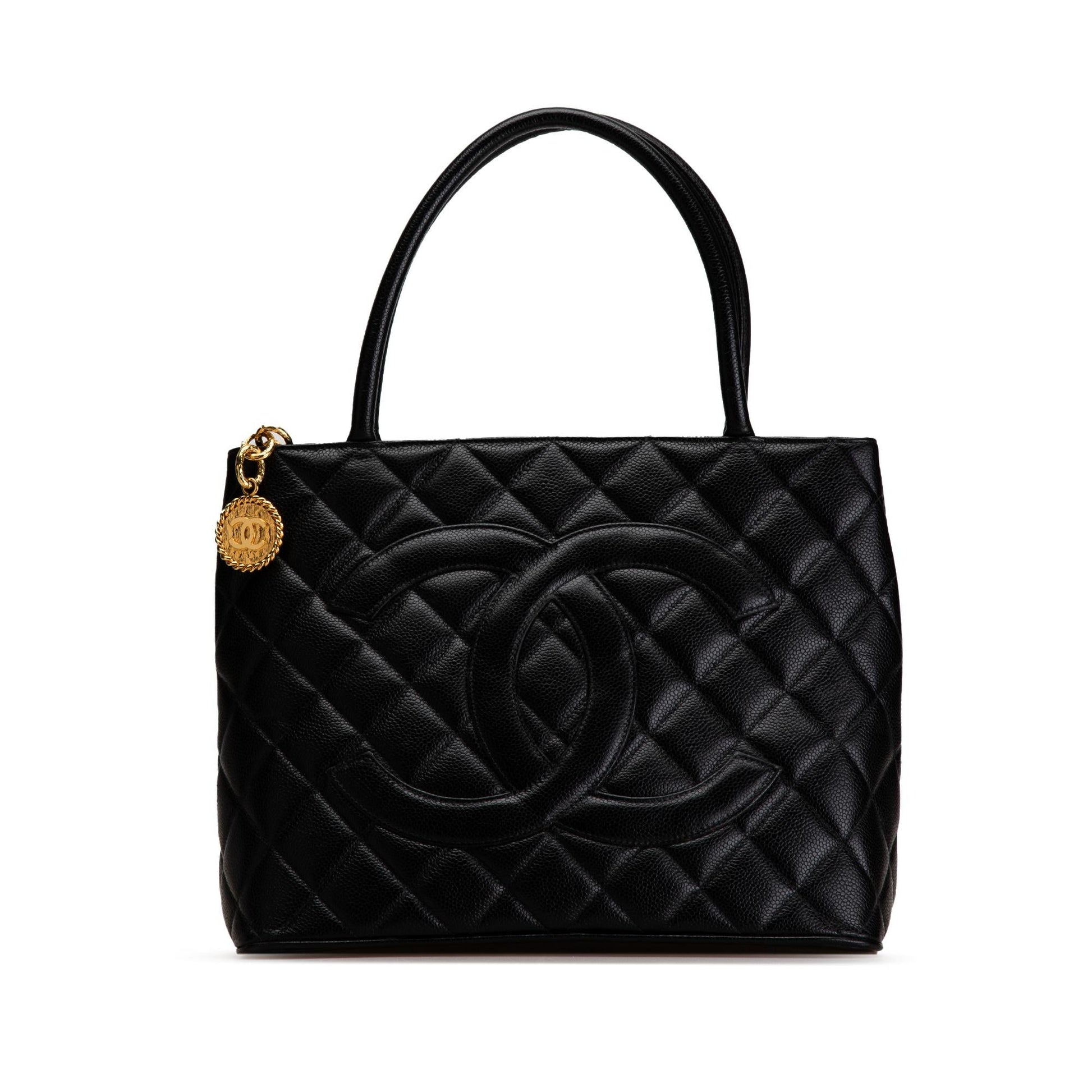 Chanel Caviar Medallion SHG-90N51p Tote Bag