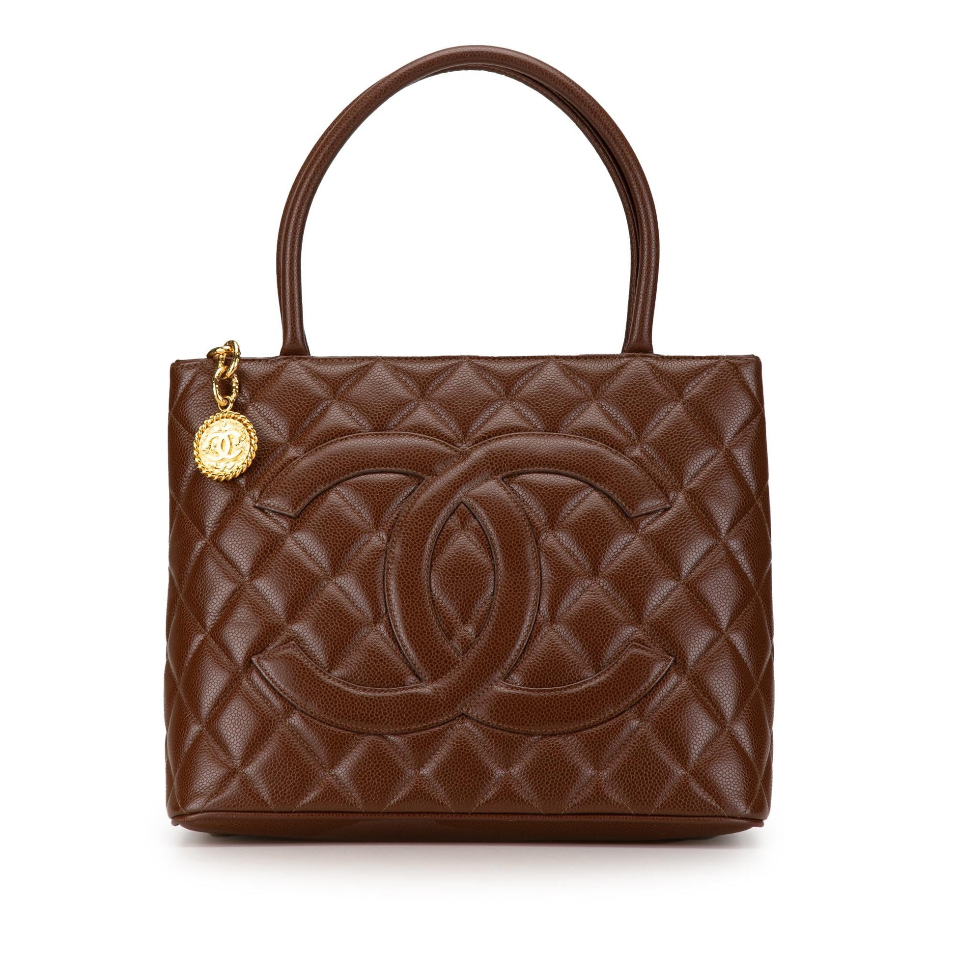 Chanel Caviar Medallion SHG-bgKn2b Tote Bag
