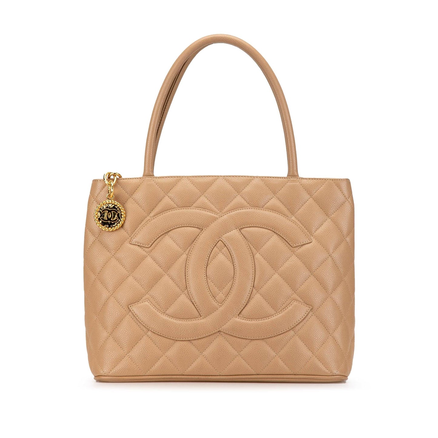 Chanel Caviar Medallion SHG-Fuv1pP Tote Bag