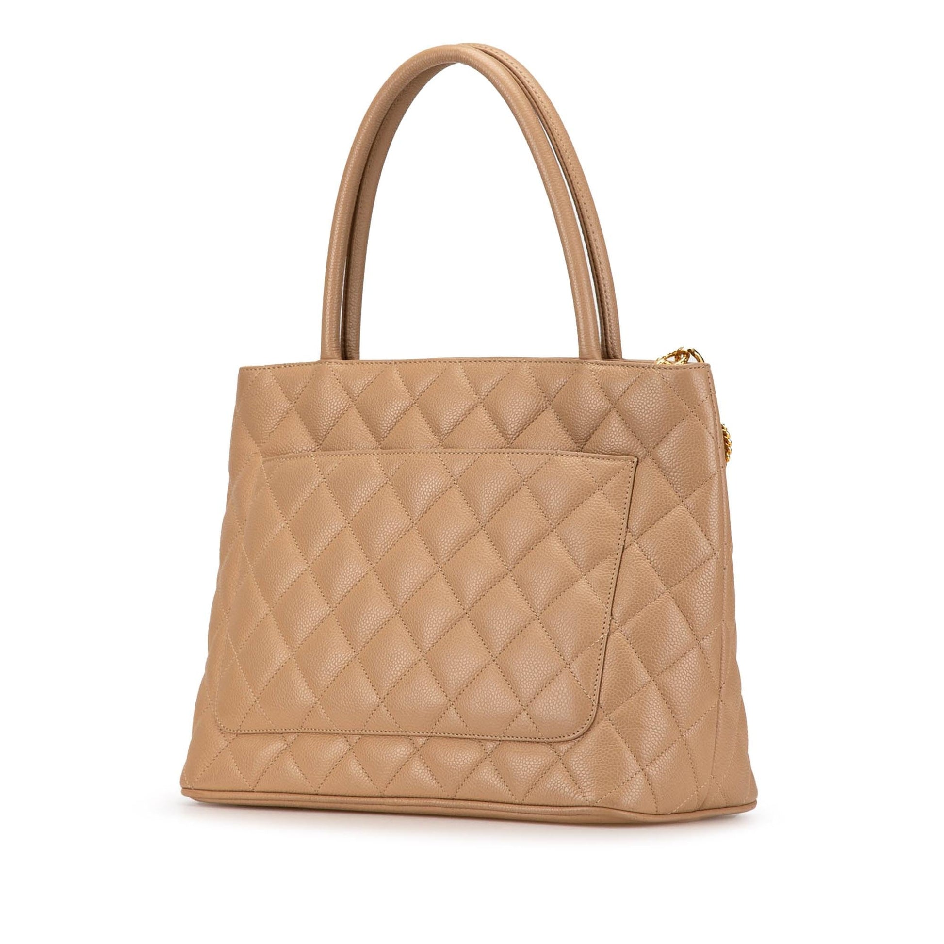 Chanel Caviar Medallion SHG-Fuv1pP Tote Bag