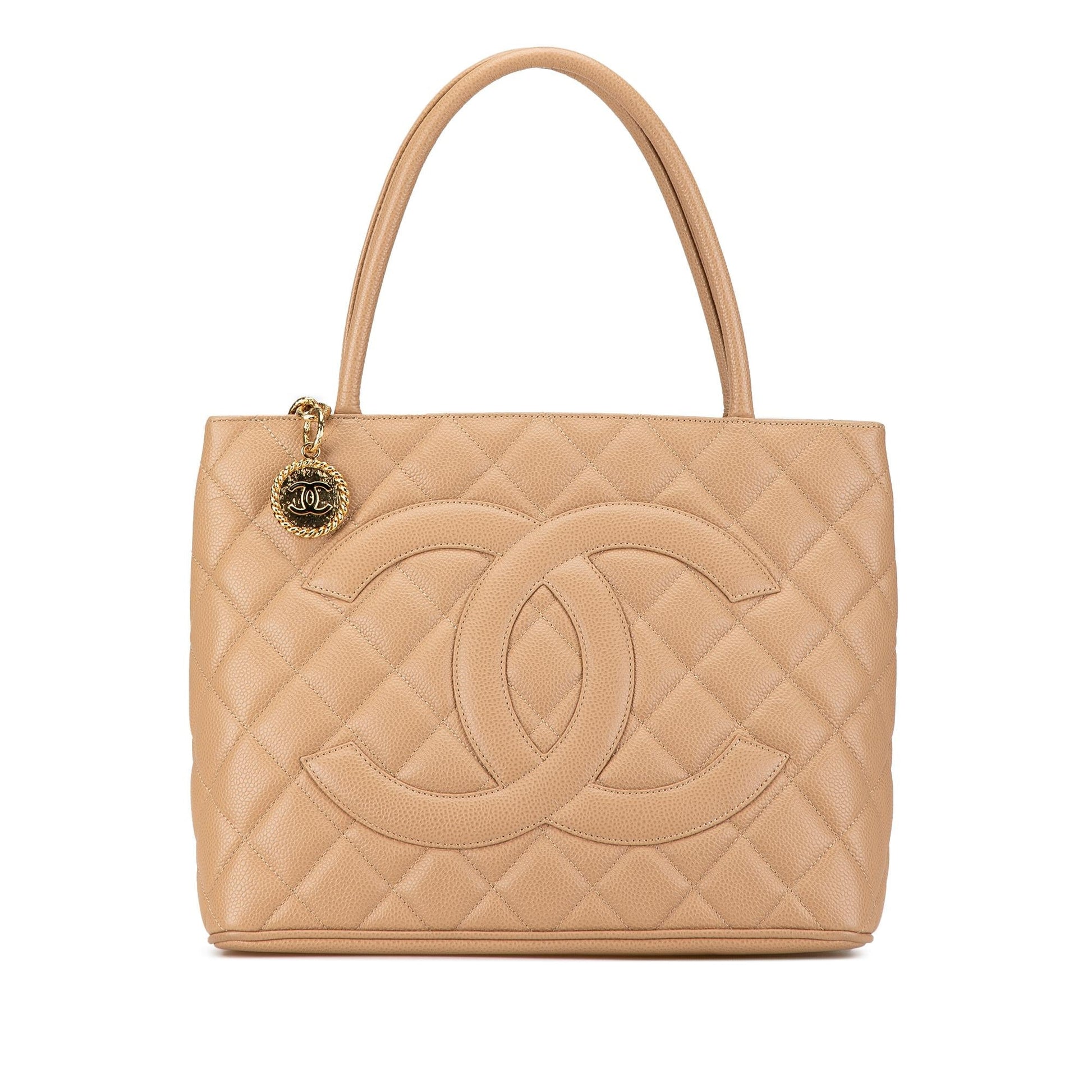 Chanel Caviar Medallion SHG-euar6e Tote Bag