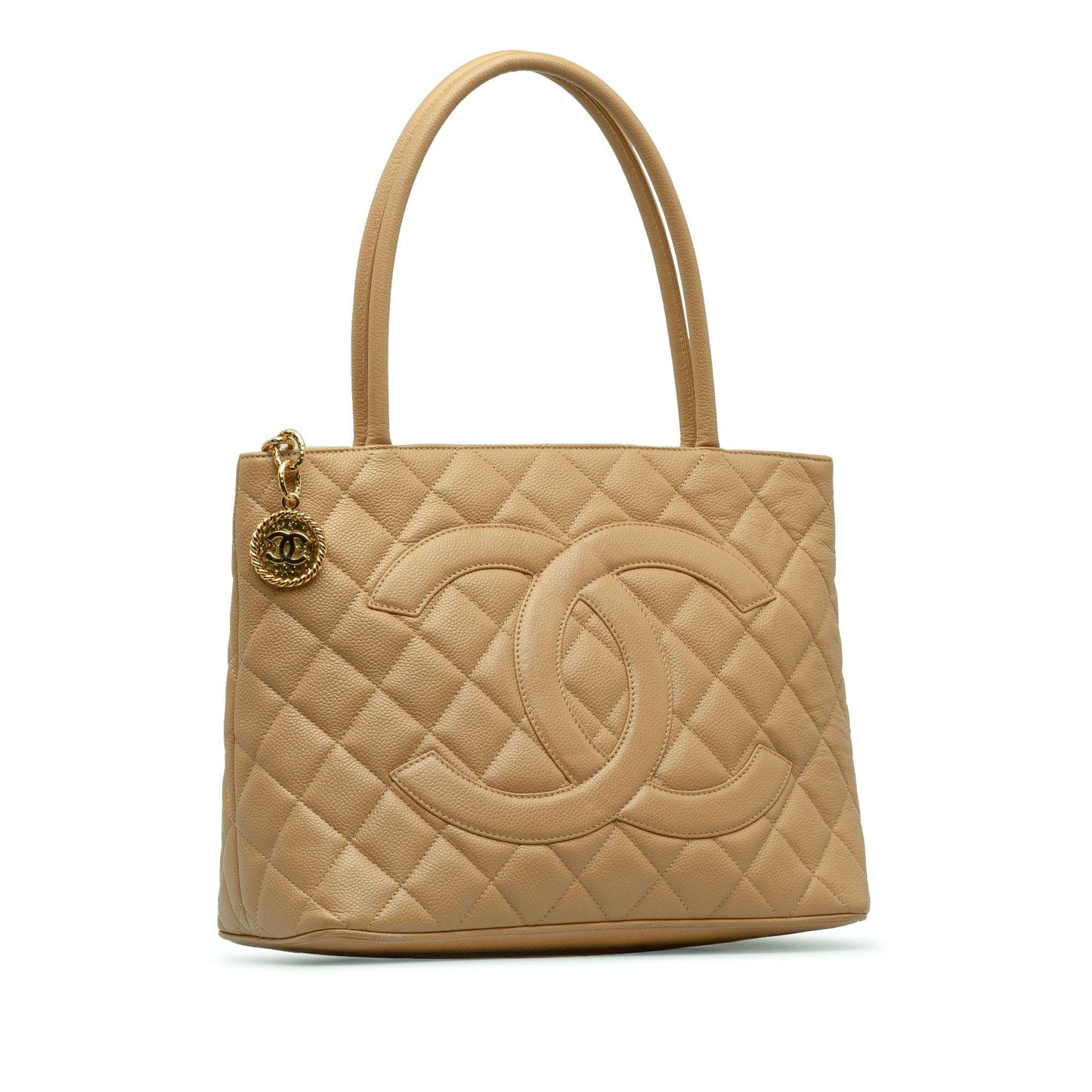 Chanel Caviar Medallion Tote Bag