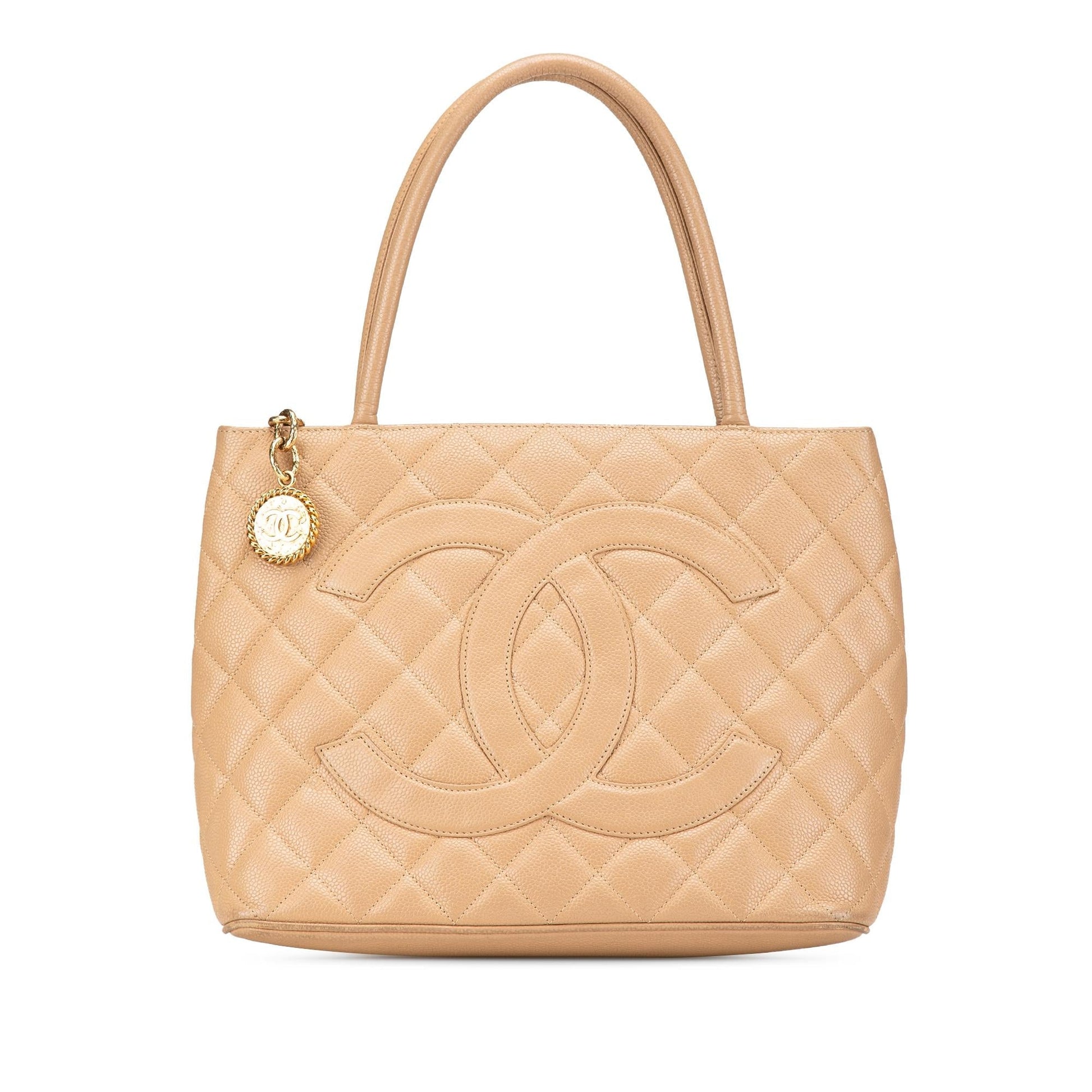 Chanel Caviar Medallion Tote Bag Medallion Tote
