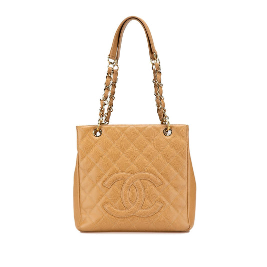 Chanel Caviar Petite Shopping Tote Bag