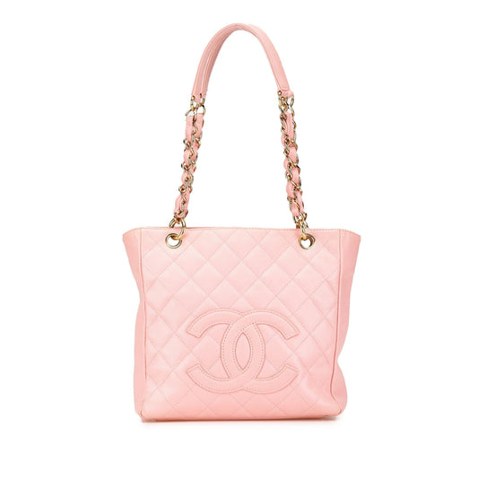 Chanel Caviar Petite Shopping Tote Bag Shg Y6Fnde