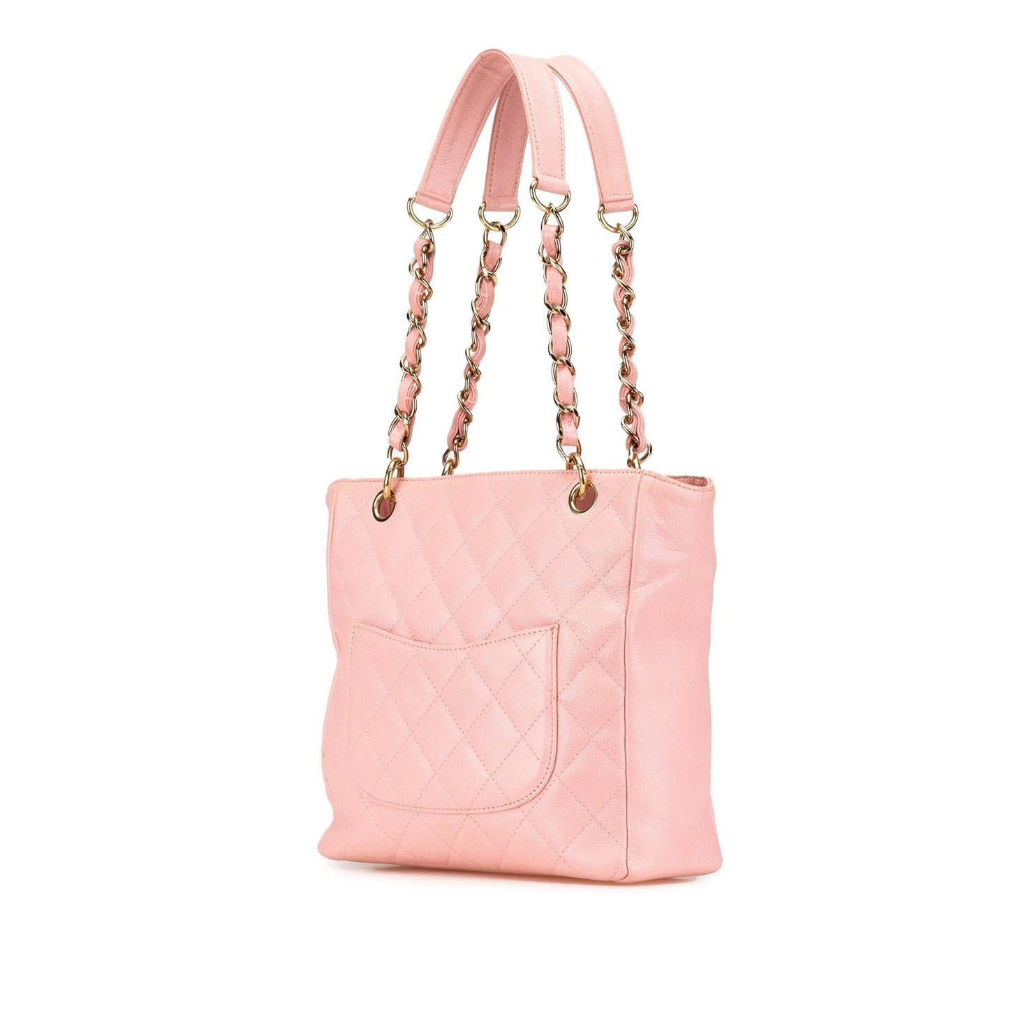 Chanel Caviar Petite Shopping Tote Bag Shg Y6Fnde
