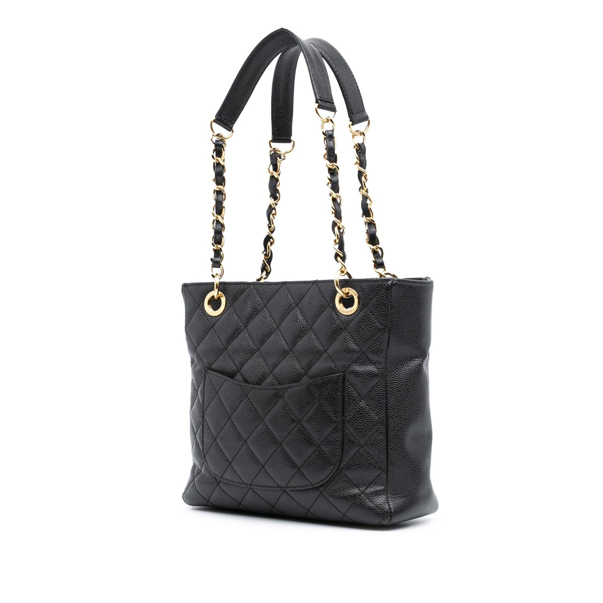 Chanel Caviar Petite Shopping Tote Bag Tote 3