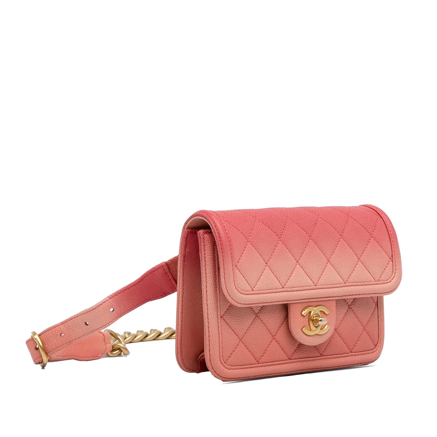 Chanel Caviar Sunset On Sea Flap Belt Bag 6