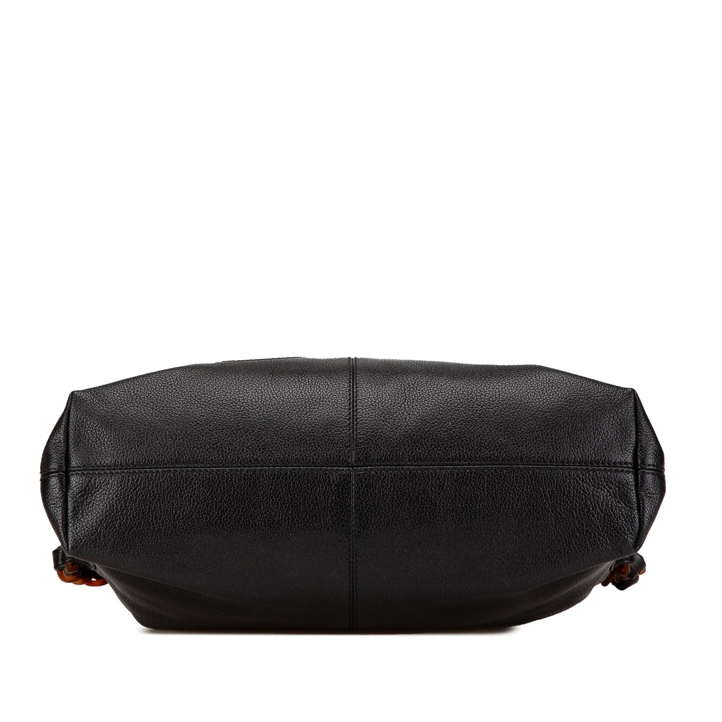 Chanel Caviar Tortoise Fold Over Shoulder Bag