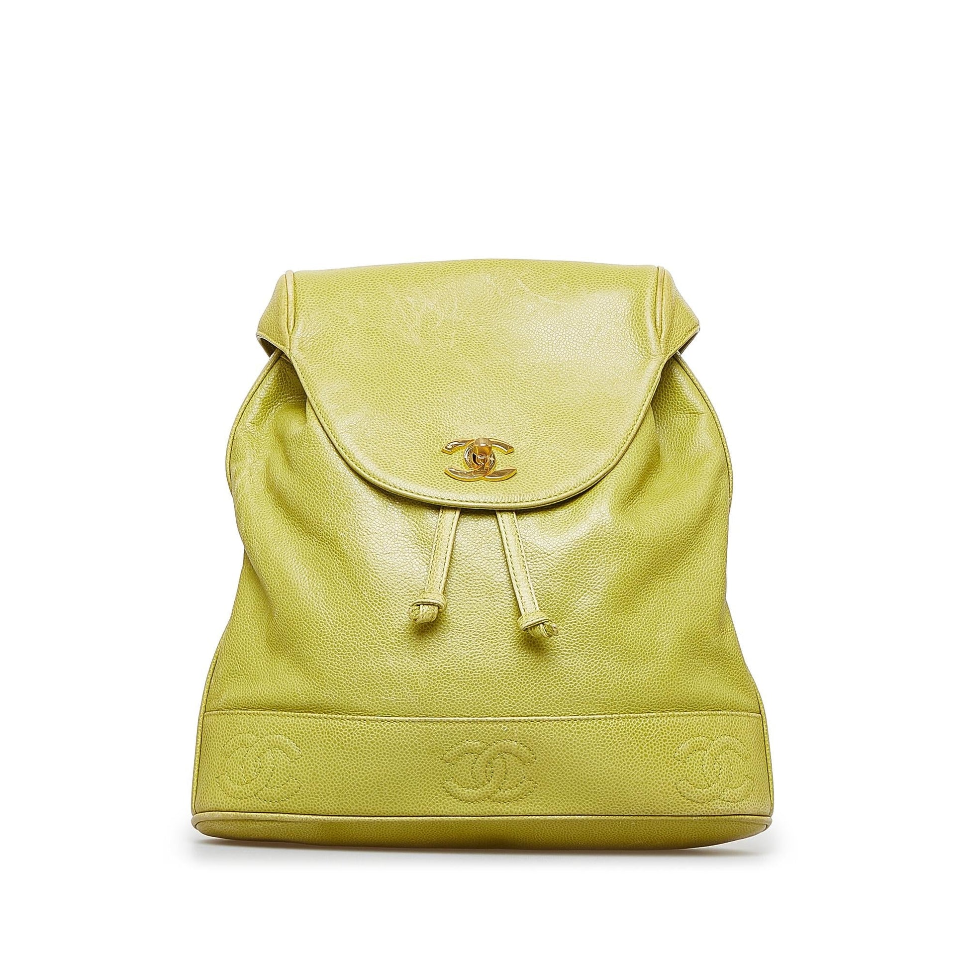 Chanel Caviar Triple CC Backpack SHG-n1pWPE