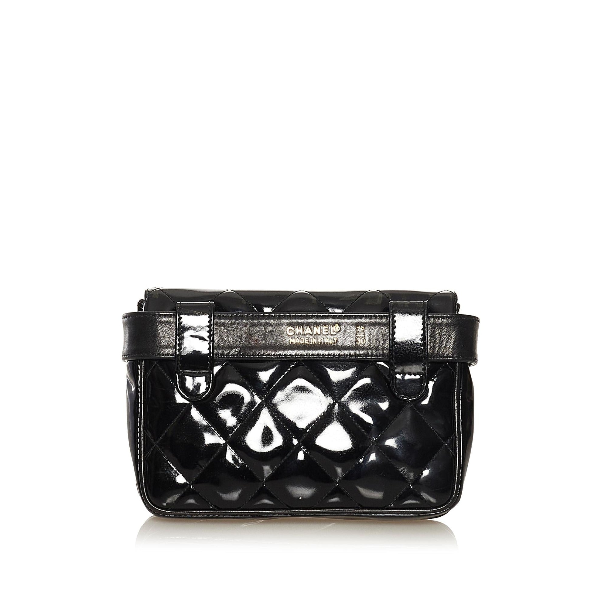 Chanel CC Patent Belt SHG-Gqb22M Leather