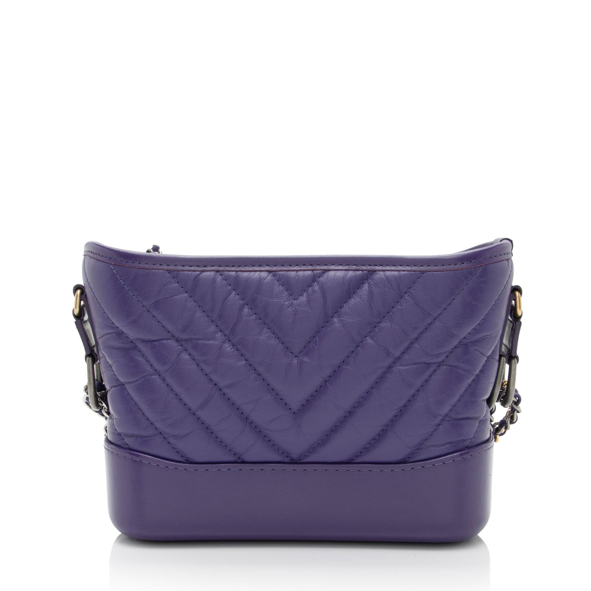 Chanel Chevron Aged Calfskin Gabrielle Hobo SHF-zo17E6 Small Shoulder Bag
